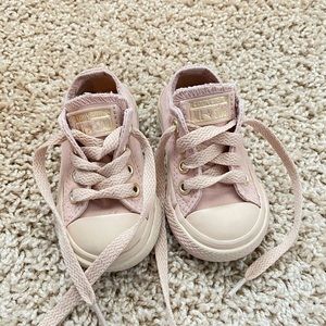 Pink Converse- Size 3